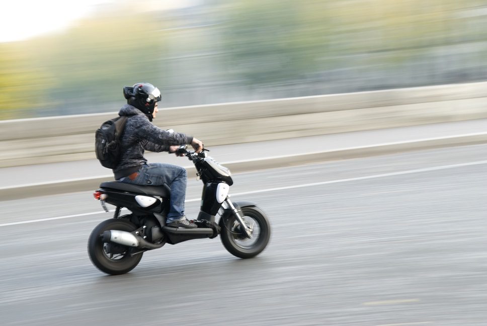 scooter en action